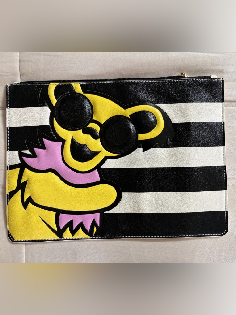 Alice + Olivia Grateful Dead Large Zip Pouch